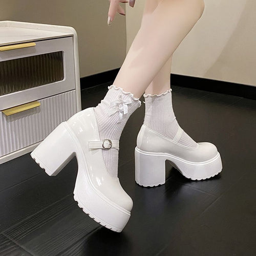 Fashion Personality Vintage Mary Jane Shoes Women